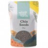 Wholefood Earth Graines de Chia - Sans OGM - Naturel - Végétalien - Sans produits laitiers - Sans sucre ajouté - 500 g Graine...
