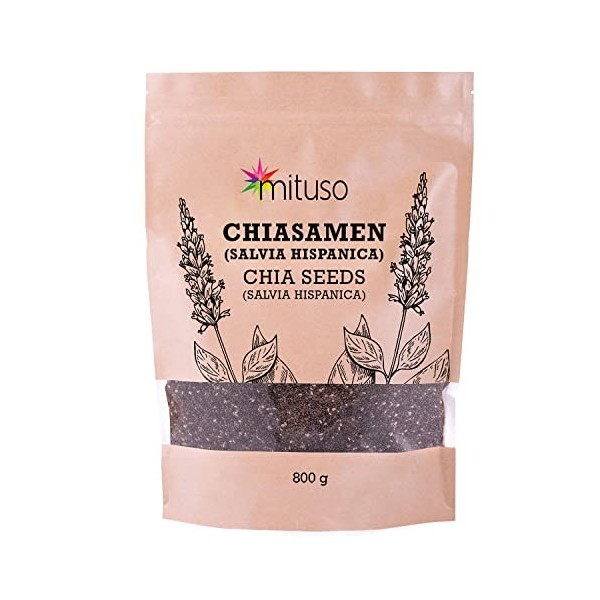 mituso Graines de chia, paquet de 1 1 x 800g 
