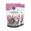 BORCHERS Graines de chia noires, 2 x 250 g, haute capacité de gonflement, riche en fibres, source de protéines, acides gras o