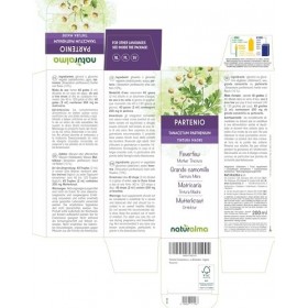 Grande camomille ou Partenelle Tanacetum parthenium herbe avec fleurs Teinture Mère sans alcool Naturalma - Extrait liquide G...
