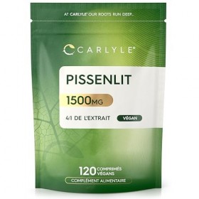 Pissenlit Gelules 1500 mg | 120 Comprimés Végan et Végétales de 750 mg | Extrait de Pissenlit 4:1 | Haute Dosage | Dandelion 