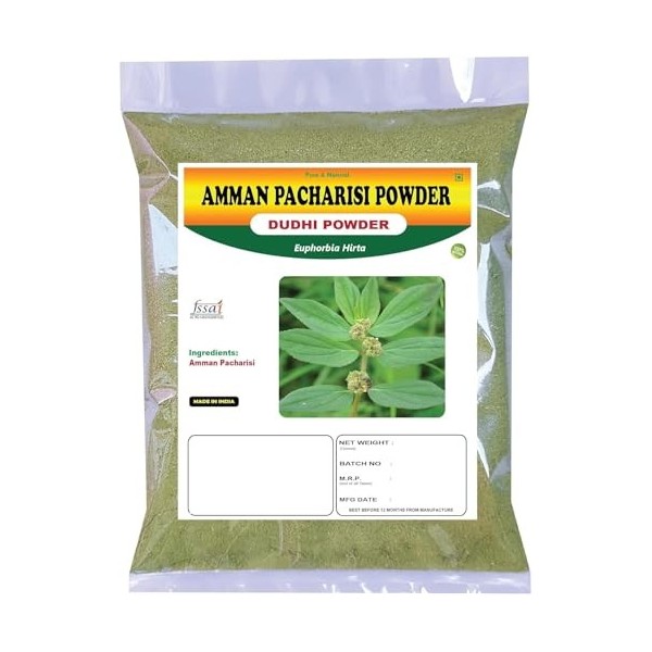 SM Amman Poudre de pacharisi 50 g | Poudre Euphorbia Hirta | Poudre Dudhi