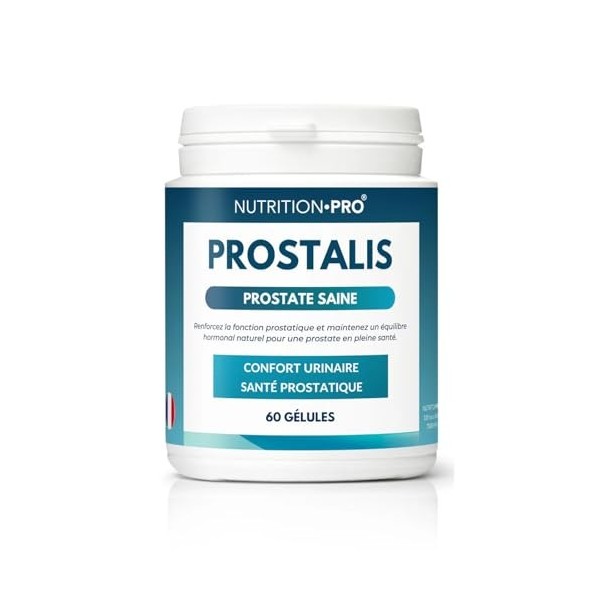 Prostalis – 60 Gélules | Santé de la Prostate | Serenoa Repens • Pygeum • Ortie • Courge | Confort urinaire & vitalité mascul