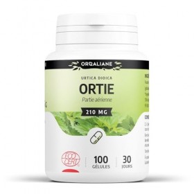 Ortie partie aérienne Biologique | 630 mg/jour | Urtica dioica | Certifié Ecocert | 100 Gélules