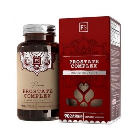 FS Prostate Supplement pour Hommes | 90 Gélules Aide Prostate avec Brocoli 750mg, Graines de Citrouille 500mg, Feuille d Ort