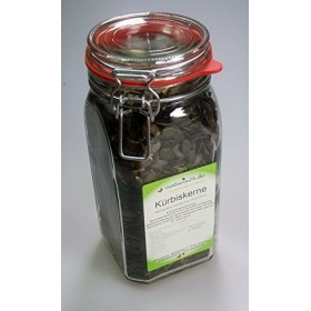 Naturix24 Grains de citrouille entièrement - Dans un bocal métallique de 1550 ml.