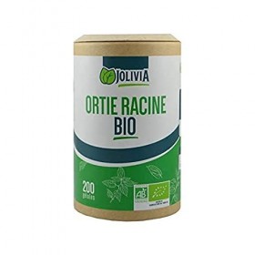 Ortie racine Bio - 200 gélules végétales de 210 mg | Format Gélule | Complément Alimentaire | Vegan | Fabriqué en France Gran...
