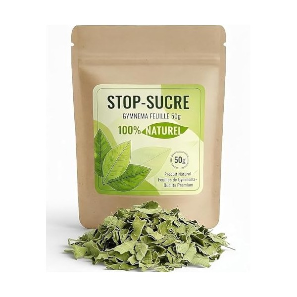 Tisane Stop Sucre 100%Gymnema Sylvestre en Feuilles Naturel | Réduction du Goût Sucré & Contrôle des Envies