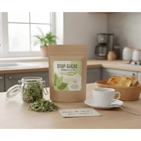 Tisane Stop Sucre 100%Gymnema Sylvestre en Feuilles Naturel | Réduction du Goût Sucré & Contrôle des Envies