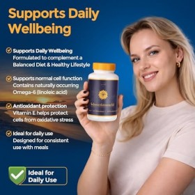 Huile de graines de cumin noir Nigella sativa d’origine , 400 capsules softgel, dose journalière contenant 2 460 mg d’huile 