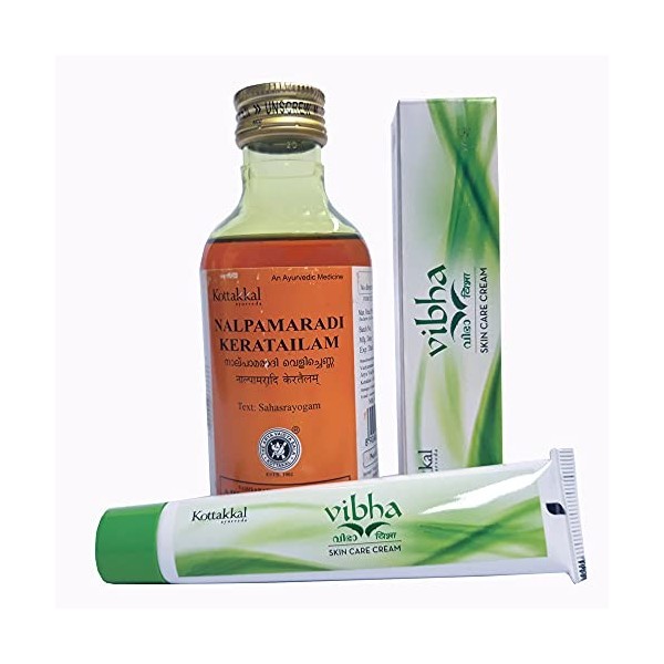 Kottakkal NALPAMARADI KERATAILAM 200 mlx1 et KoTTAKKAL Vibha 25 g par Kottakkal Arya Vaidya Sala
