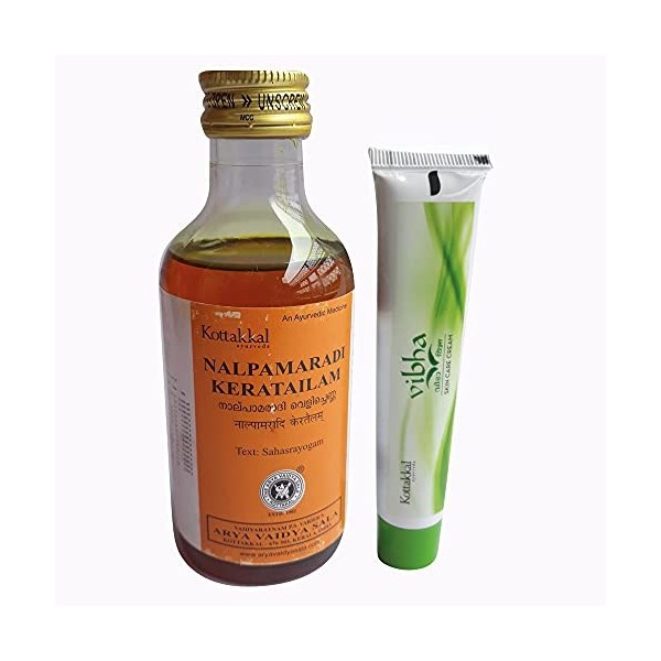 Kottakkal NALPAMARADI KERATAILAM 200 mlx1 et KoTTAKKAL Vibha 25 g par Kottakkal Arya Vaidya Sala