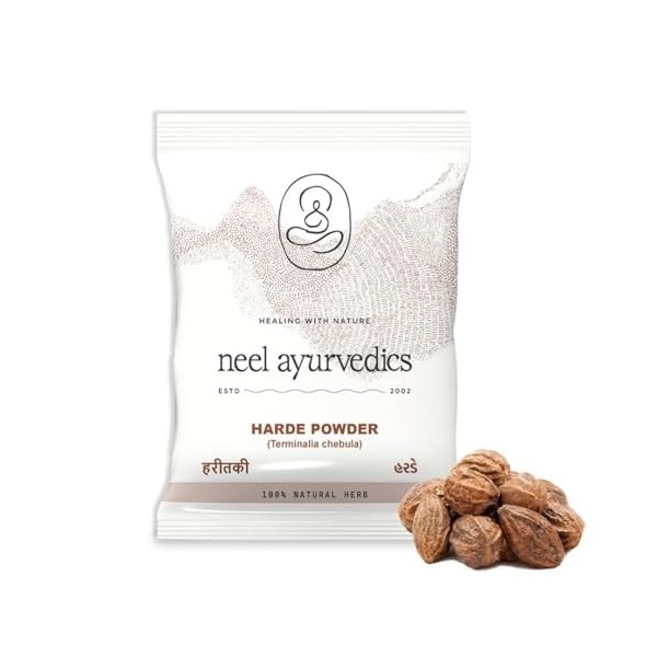 Neel Ayurvedics Harde | Haritaki | Terminalia chebula Powder - 300 GM