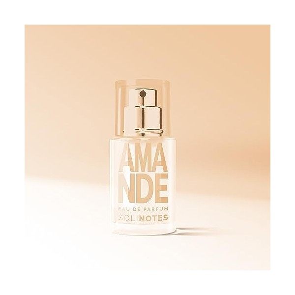 Parfum Femme SOLINOTES Amande - Eau De Parfum | Fragrance Florale et Apaisante - Cadeau Parfait pour Elle - 15 ml
