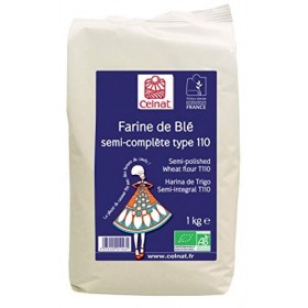 Farine de Blé compléte T 110 biologique 1 kilo