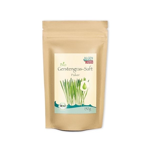 ALGENLADEN Jus dherbe dorge bio en poudre - 150 g