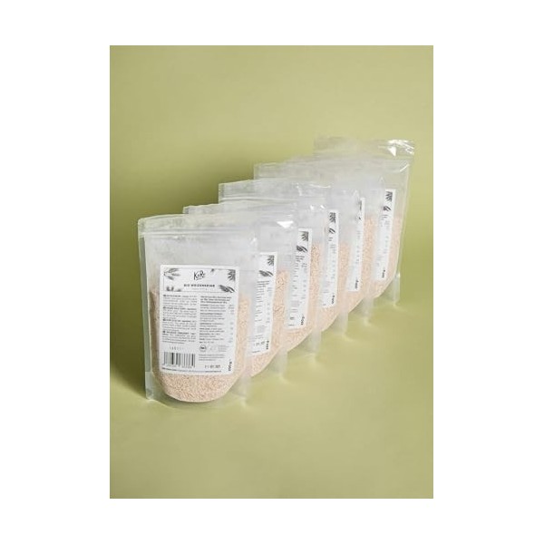 KoRo - Bio Weizenkeime 6 x 250 g- Pflanzliche Proteinquelle - Fettarm - Bio-Qualität - Als Topping, im Smoothie oder zum Back