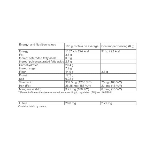 Wheatgrass Energy and Swing, Organic, Sanatur 250 g poudre