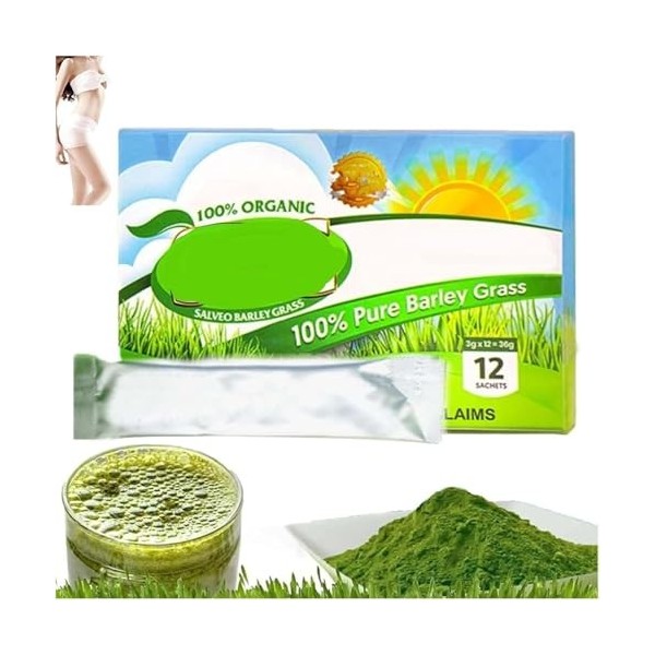 SBG – Poudre dherbe dorge, poudre dherbe dorge, poudre de jus dorge 100 % pure et biologique, poudre de jus dherbe dor Herbe ...