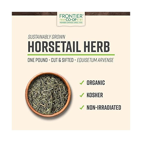 Cut Organic Prêle Herb tamisée Shavegrass - Frontier Natural Products