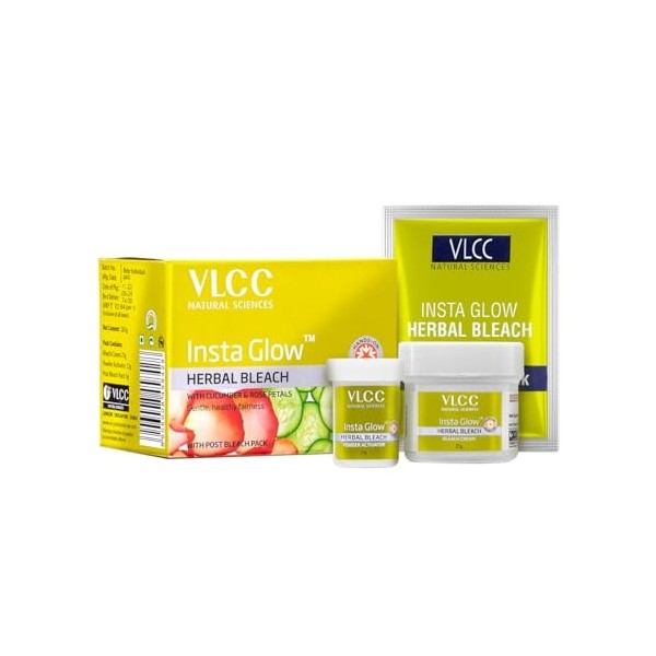 VLCC sciences naturelles Glow Insta Herbal Bleach 20g