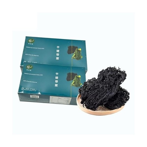 Algues séchées Wakame 100g/boîte 100% de la mer profonde
