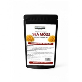 Poudre de mousse de mer haute résistance 10:1 Ext | 100 portions | Végétalien sans gluten | Sans remplissage ni liant | Super