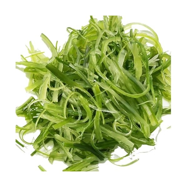 Tiges de wakame séchées 100 g | Tiges dalgues déshydratées en machine | Varech japonais de qualité supérieure | Riche en f