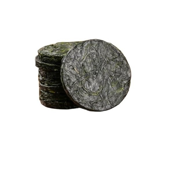 Petit gâteau rond en forme de varech séché comprimé