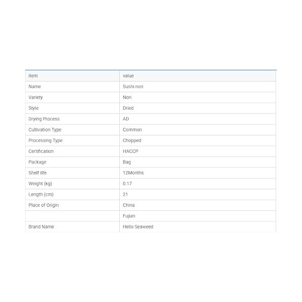 Sushi Purple, flocons dalgues, plats violets, Sushi Purple, flocons de plats violets 340g 