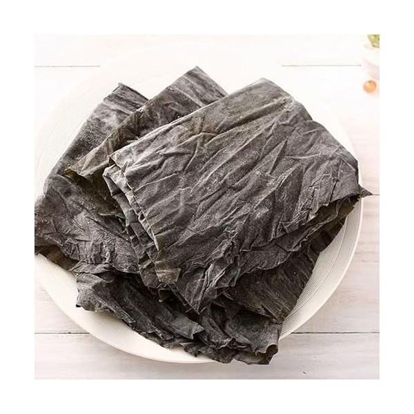 Laminaria Japonica Feuille dalgues séchées pour algues, kombu, flocons de varech, feuilles dalgues 1500 g 