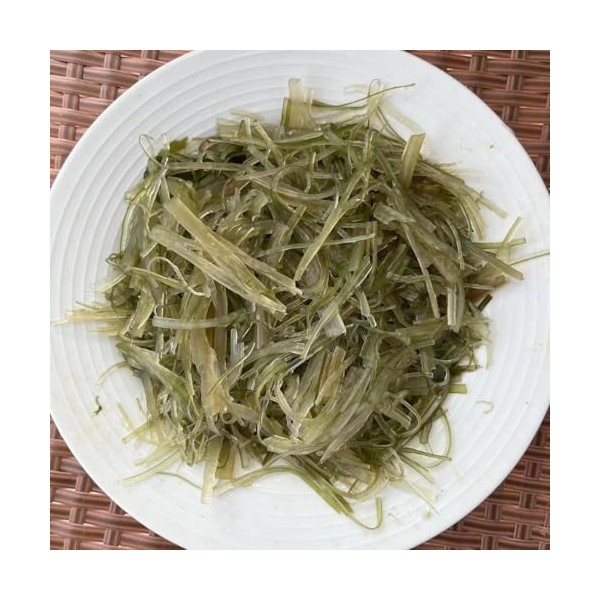 Wakame Lot de 3 tiges séchées aux algues pour salade Wakame 200 g/sac Kelp