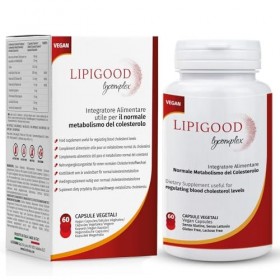 Lipigood Lycomplex Complément Cholestérol | Riz Rouge Fermenté | Monakolina K, Choline, Lycopène, Polycosanols, Artichaut, Co
