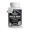 Complexe de Maca Noir Hautement Dosé, 30000mg par Dose Journalière, 500mg dExtrait de Maca 20:1 avec L-Arginine, Tribulus, G ...