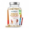 NUTRI & CO Maca Noire BIO du Pérou Hautement Dosé 10:1 – Extrait naturel 100 % Pur Labellisé Botani+ – Force, Énergie, Équili