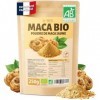 DETOX ORGANICA Maca Bio - 250g Poudre de Maca Jaune Bio - 100% Nature et Vegan - Racine du Pérou riche en Vitamines et Minéra...