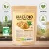 DETOX ORGANICA Maca Bio - 250g Poudre de Maca Jaune Bio - 100% Nature et Vegan - Racine du Pérou riche en Vitamines et Minéra...