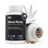 Maca Noire Andine Pure 40.000 mg | Poudre Ultra-concentré 20:1 | Extra Forte | Énergie, Vitalité, Performance, Régulateur Hor