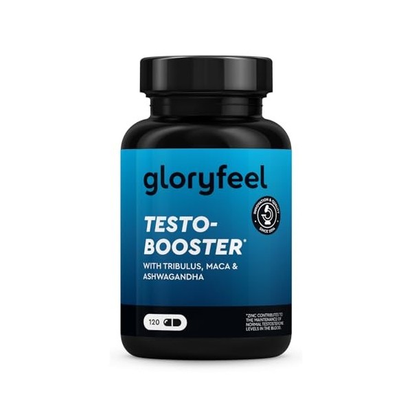 Testosterone Homme Booster Extra Hautement Dosé - Maca 20:1 , Tribulus Terrestris 25:1 , 500mg Fenugrec, Ginseng, Citrullin