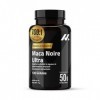 Maca Noire Ultra 50.000 mg – Ultra Concentré 100:1 avec Zinc, Vitamine B6 & Calcium – 120 Gélules Véganes pour Énergie Noctur