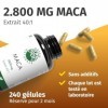 Maca 3-en-1-Complexe Noir-Rouge-Or – Haute Dosage : 112.000 mg Poudre de Maca 2.800 mg Extrait 40:1 – Stock pour 2 Mois –
