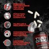 Demon Labz Testo Demon – Complexe Zinc & Acides Aminés pour hommes avec Maca, Vitamines B et Extraits Botaniques – 120 Gélule