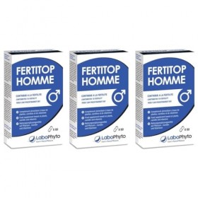 Labophyto Cure fertilité fertitop homme - Lot de 3 x 60 gélules Maca