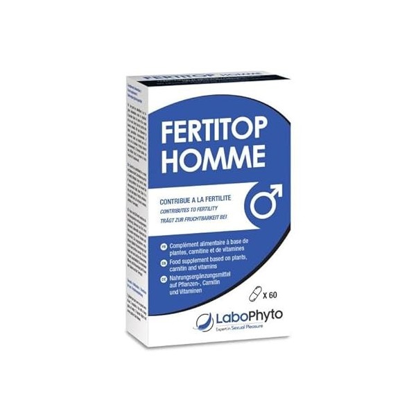 Labophyto Cure fertilité fertitop homme - Lot de 3 x 60 gélules Maca