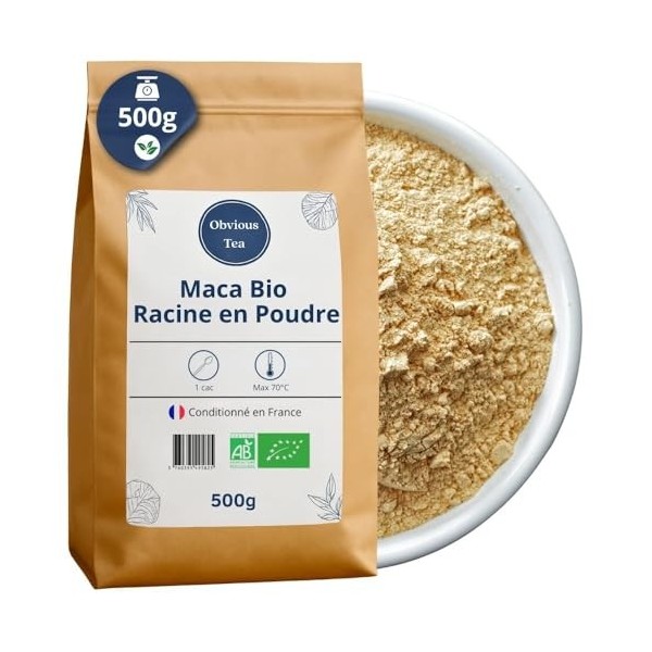 Poudre de Maca Bio en Vrac - Fertilité, Énergie Mentale & Bien-être Global - Plante, Superaliment et Herboristerie - Agricult