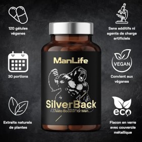 Booster Testostérone Pour Hommes | Vigueur, Énergie, Puissance, Force, Endurance, | Complexe Avec Acide D-Aspartique DAA Fenu