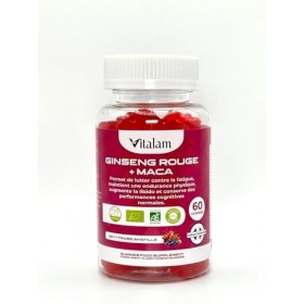 VITALAM Gummies Ginseng Rouge avec de la Maca jaune BIO de Corée | Viagra homme naturel, Vitamine b12, Energie, Force, Augmen