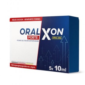 Oralxon Gel pour Homme - Hautement Dosé - Formule Naturelle avec Maca & L-Arginine - Extra Fort pour Homme Effet Instantané -