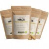 Cupplement - 4 sachets de Maca 100 Capsules - Pilulier Gratuit - Bio - 500 MG par capsule - Sans Poudre - Supplément - Racine
