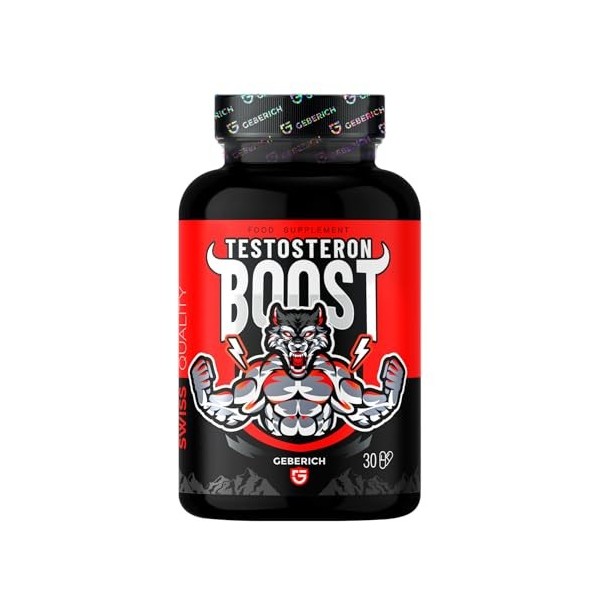 Complément Alimentaire Testosteron Boost – Vitalité Masculine et Soutien Sexuel – avec Maca, Serenoa Repens, Ginseng – 30 G